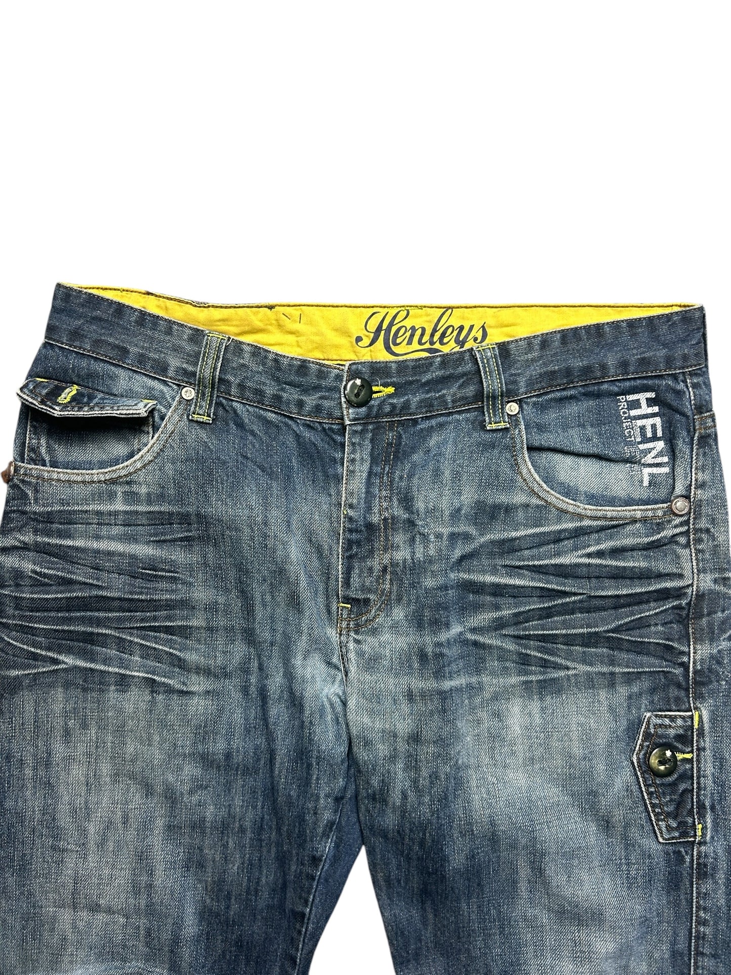 Early 2000’s Henleys Spellout Jeans