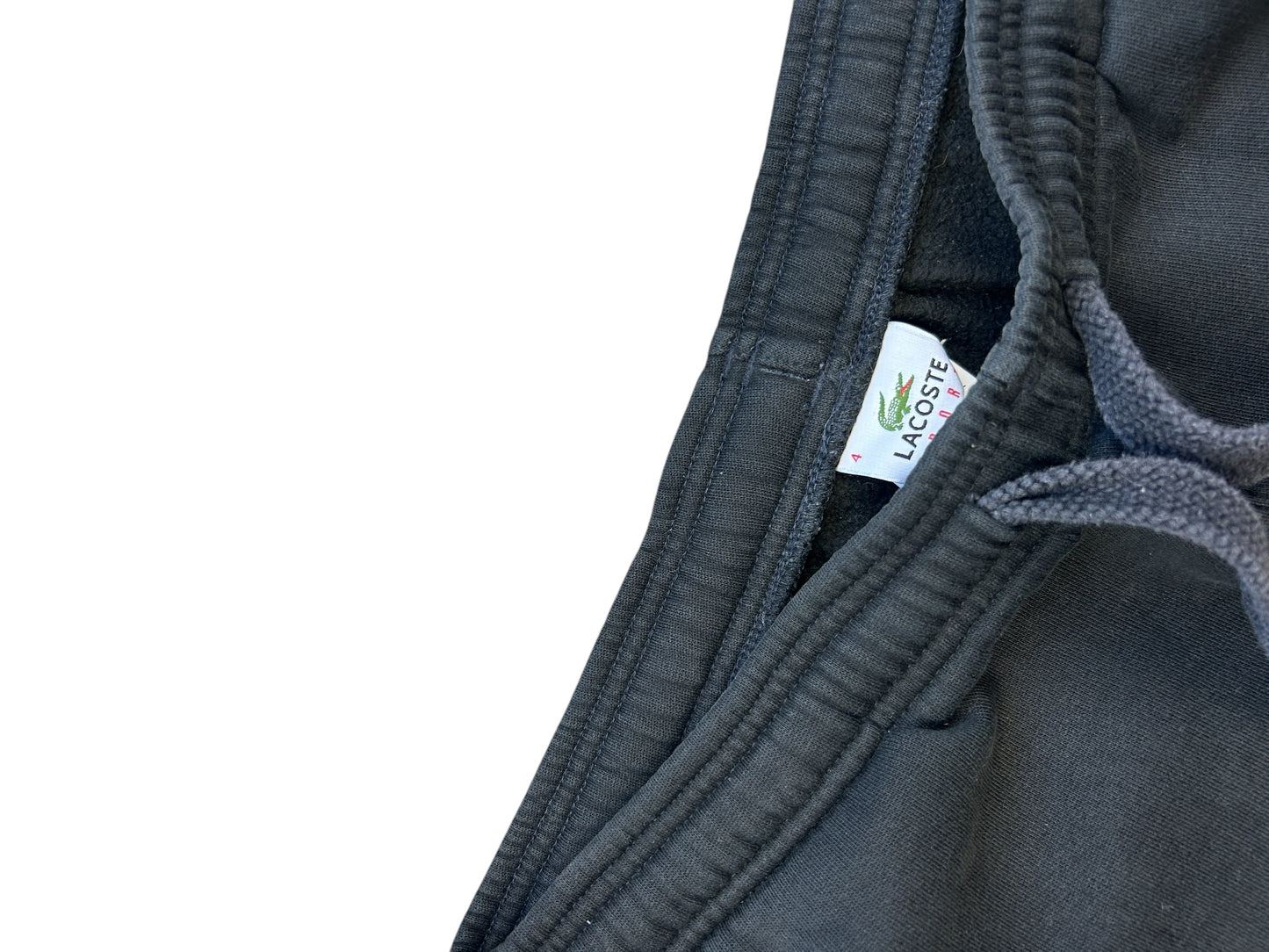 Baggy Black Lacoste Joggers