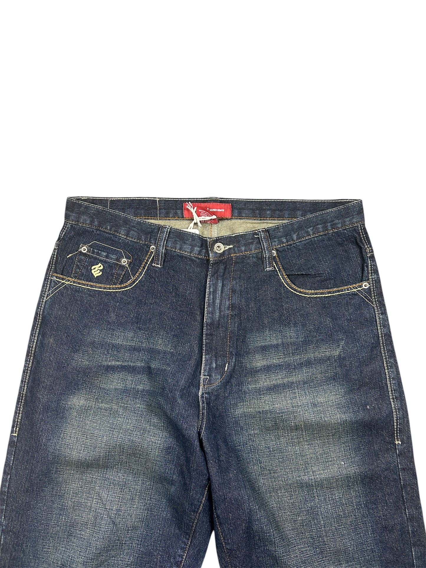 Early 2000’s Baggy Rocawear Back Pocket Jeans