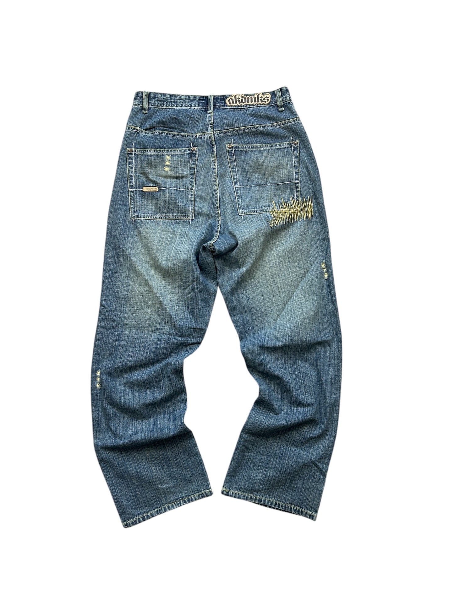 Early 2000’s Baggy Akademiks Unseen Forces Denim