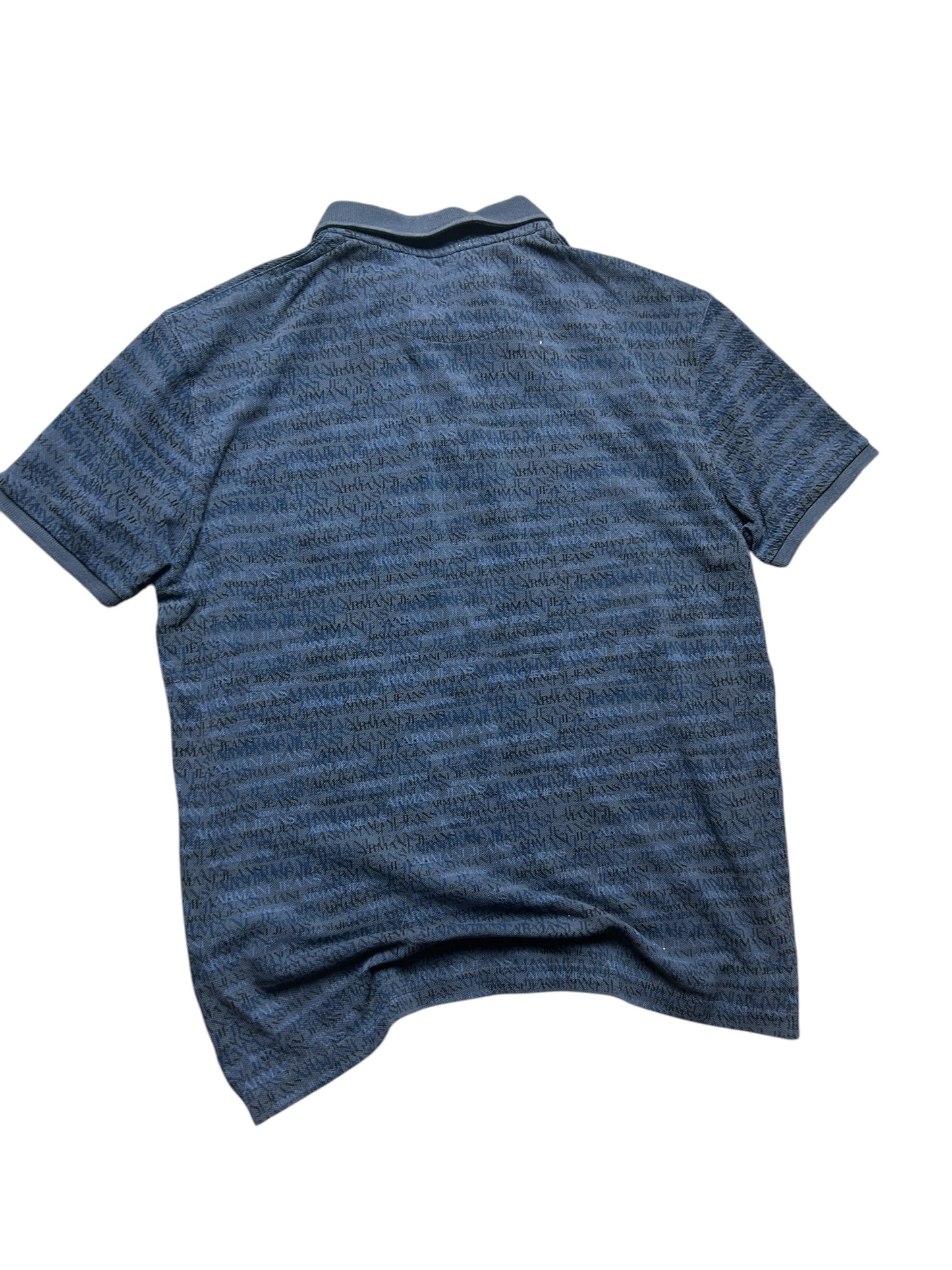 Early 2000’s Armani Jeans Monogram Polo Shirt