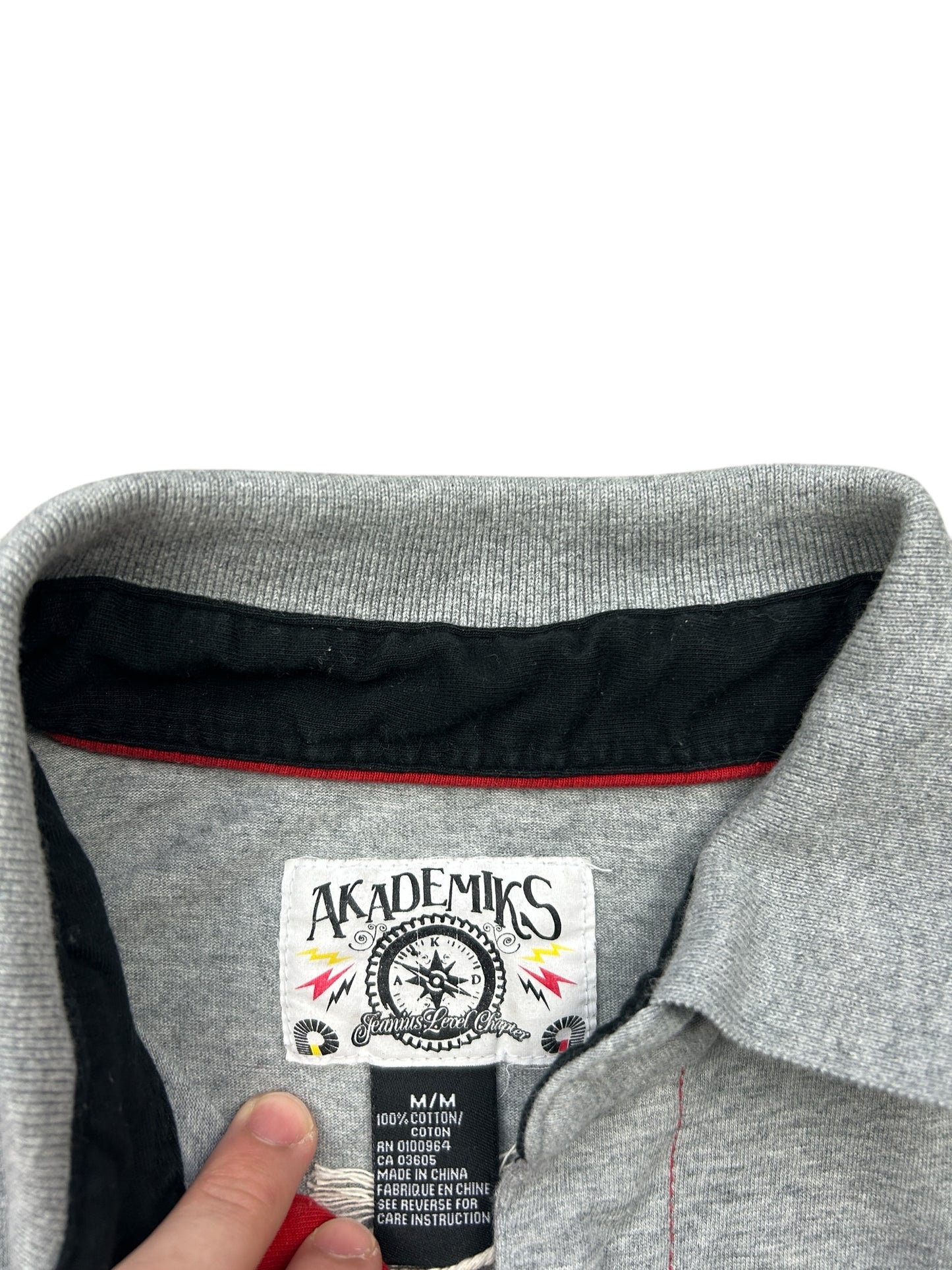 Early 2000’s Akademiks Jeanius Levels Polo Shirt