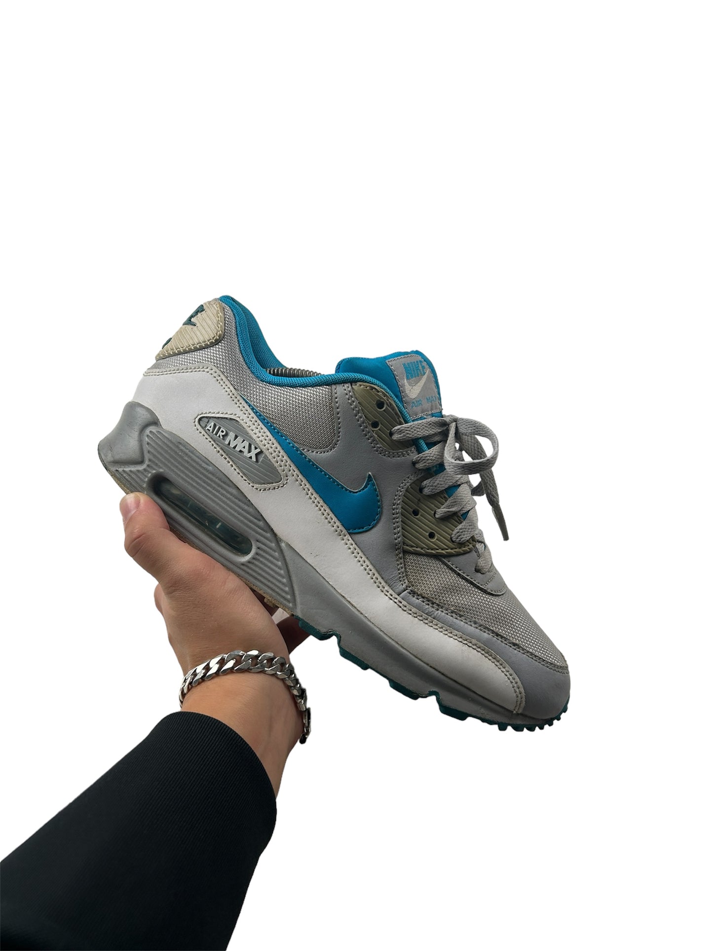 Nike Air Max 90 Grey Blue 2012 Size 8