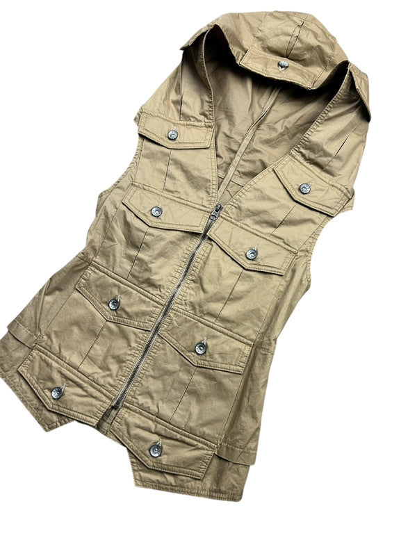 Early 2000s Cargo pocket zip up jacket