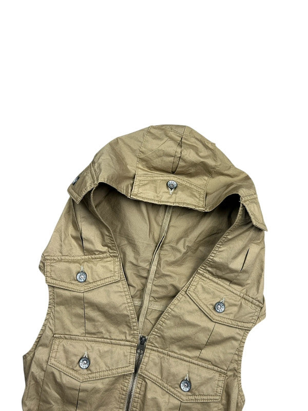Early 2000s Cargo pocket zip up jacket