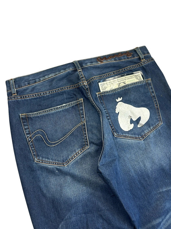 Early 2000s Baggy Money Jeans