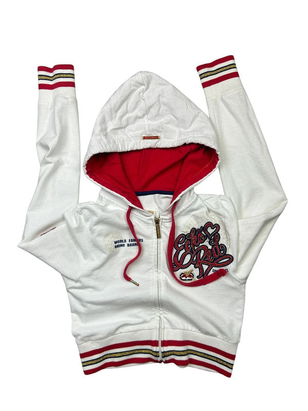 Early 2000s Ecko Red Cropped Hoodie