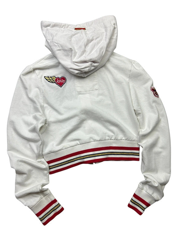 Early 2000s Ecko Red Cropped Hoodie