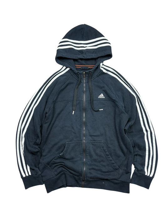 Early 2000s Adidas Performance Essential Zip Up hoodie