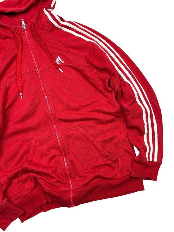 Early 2000s Adidas Performance Essential Zip up hoodie