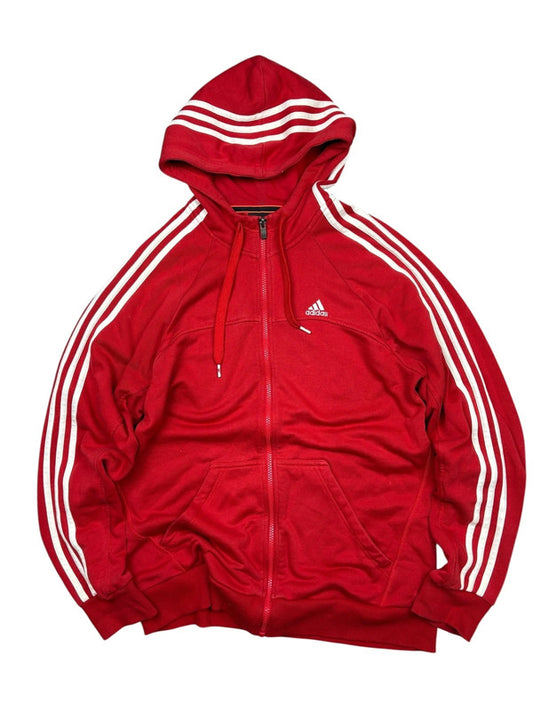 Early 2000s Adidas Performance Essential Zip up hoodie