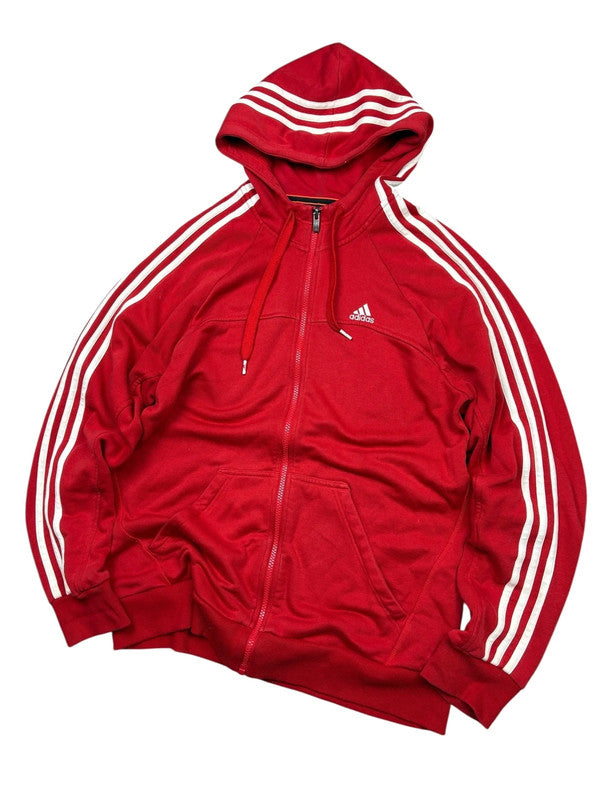 Early 2000s Adidas Performance Essential Zip up hoodie