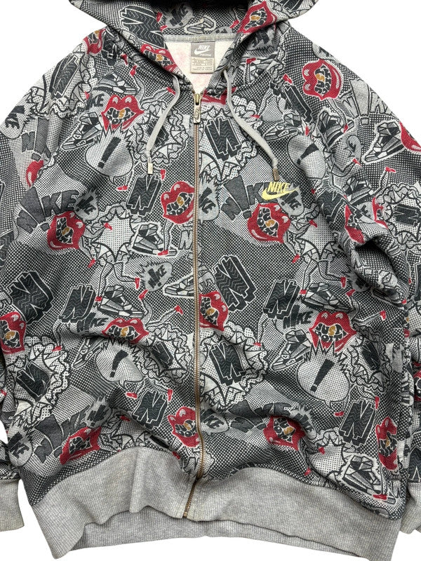 Early 2000s Nike Air monogram zip up hoodie