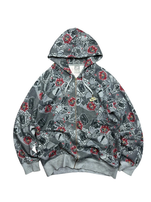 Early 2000s Nike Air monogram zip up hoodie