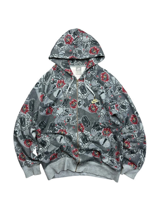 Early 2000s Nike Air monogram zip up hoodie