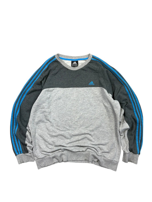 Early 2000s Adidas Performance Essential Crew neck hoodie
