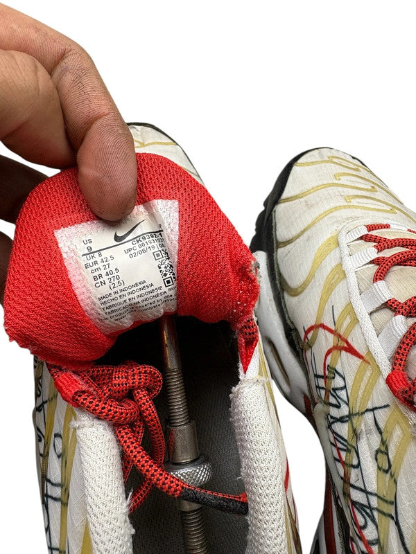 Nike air max plus TN white red