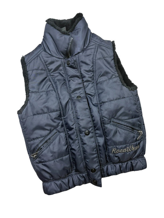 Early 2000s Rocawear fur lined gilet