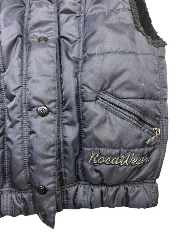 Early 2000s Rocawear fur lined gilet
