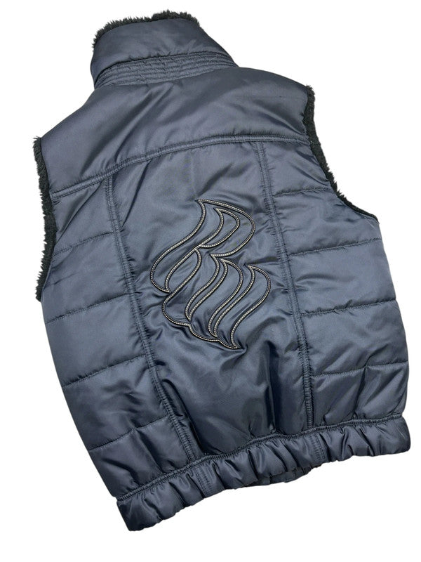 Early 2000s Rocawear fur lined gilet
