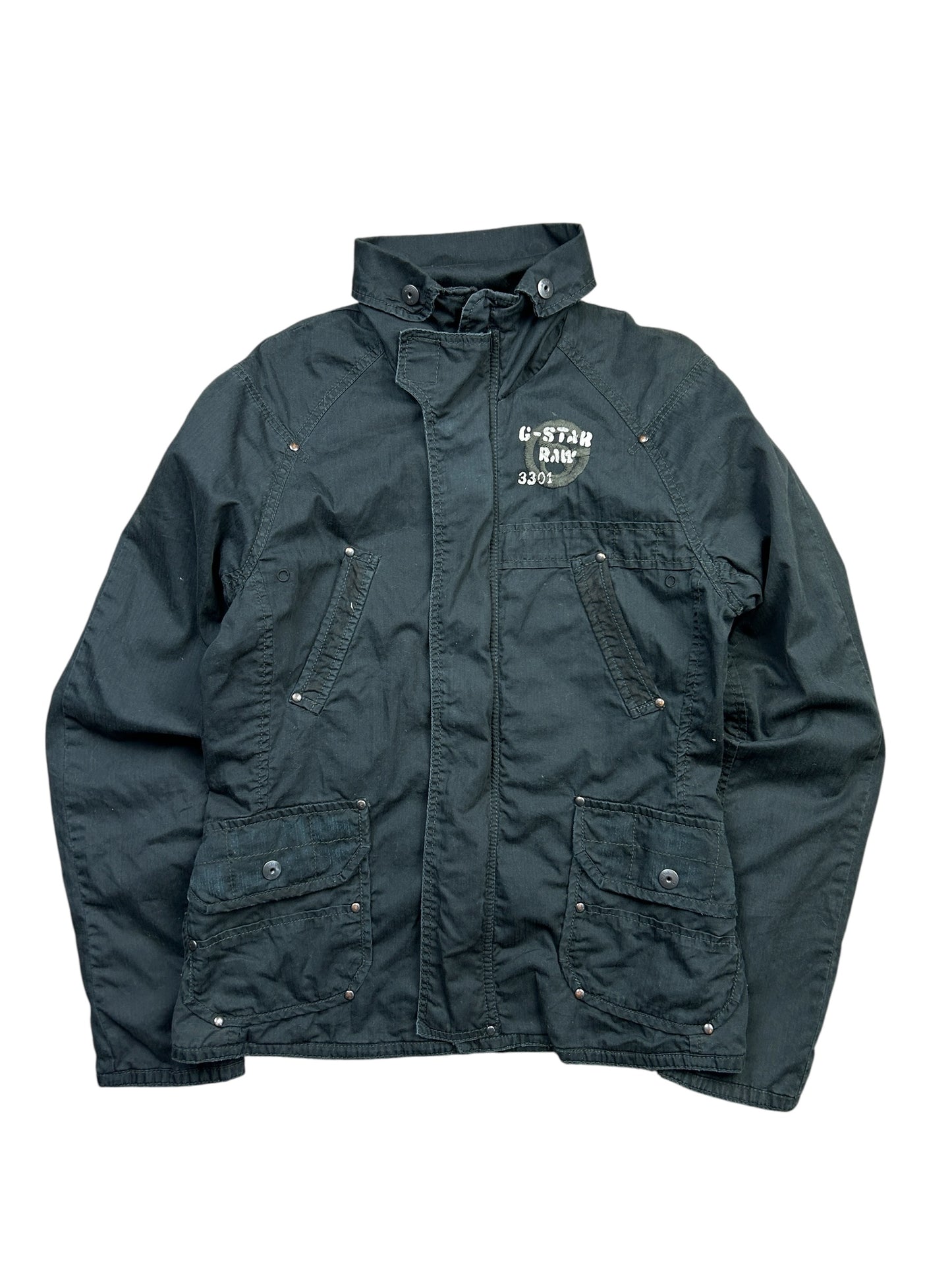 Early 2000s G-Star Zip up Harrington Jacket