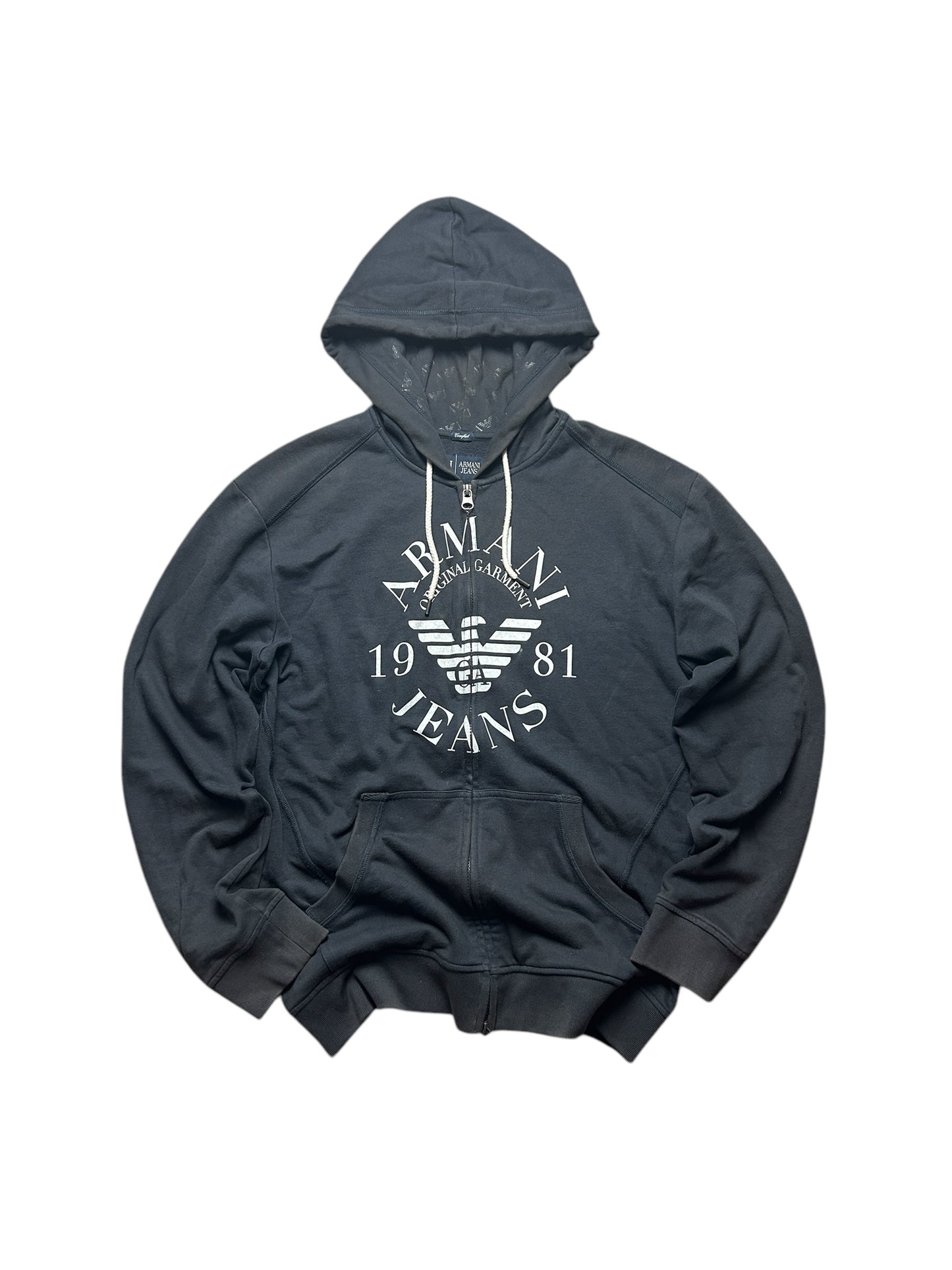 Early 2000’s Armani Jeans Zip Up Hoodie