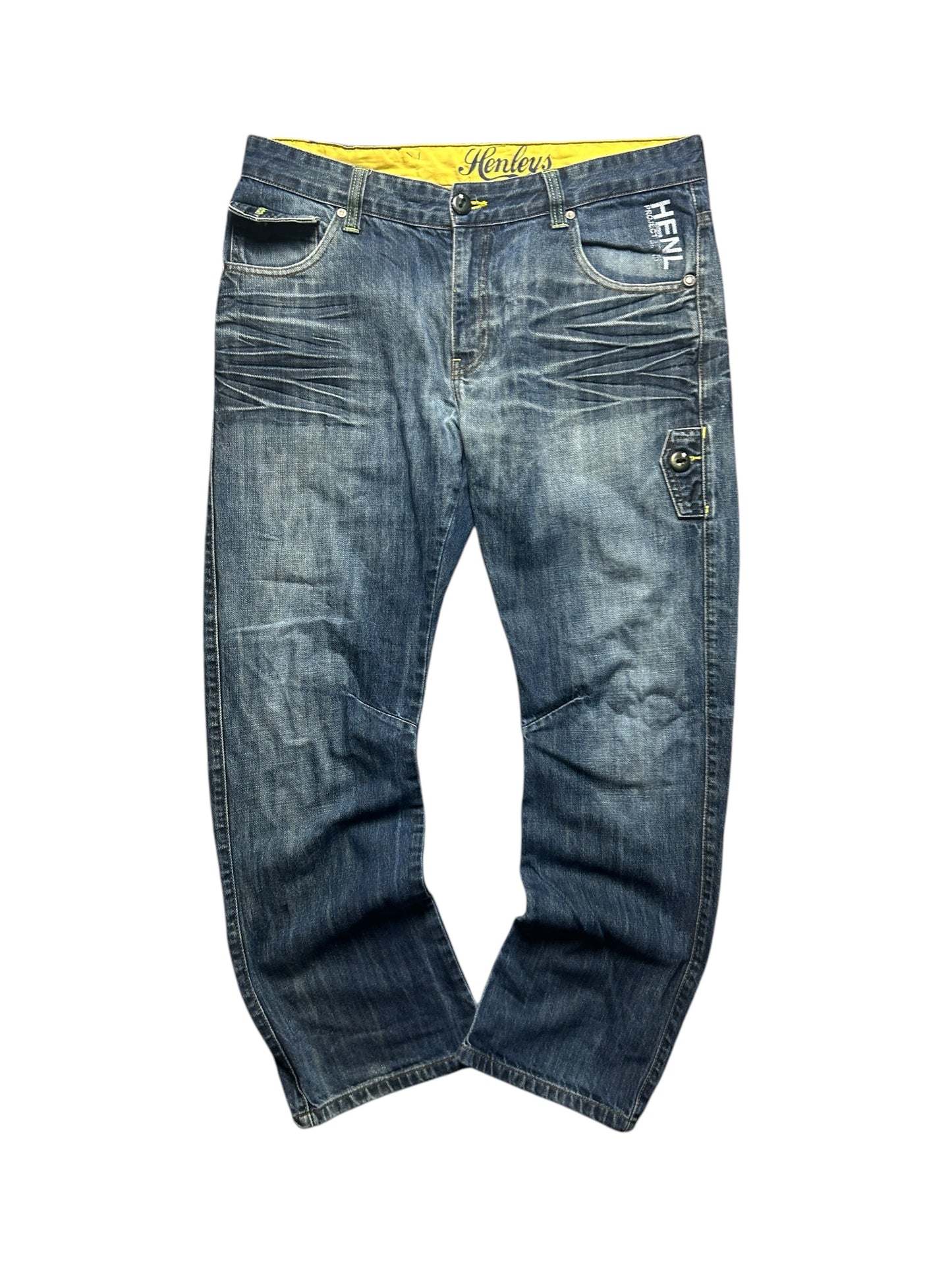 Early 2000’s Henleys Spellout Jeans