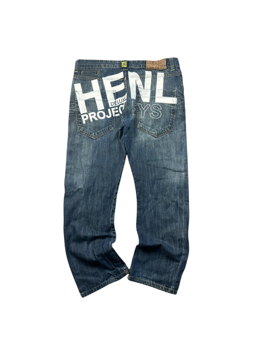 Early 2000’s Henleys Spellout Jeans
