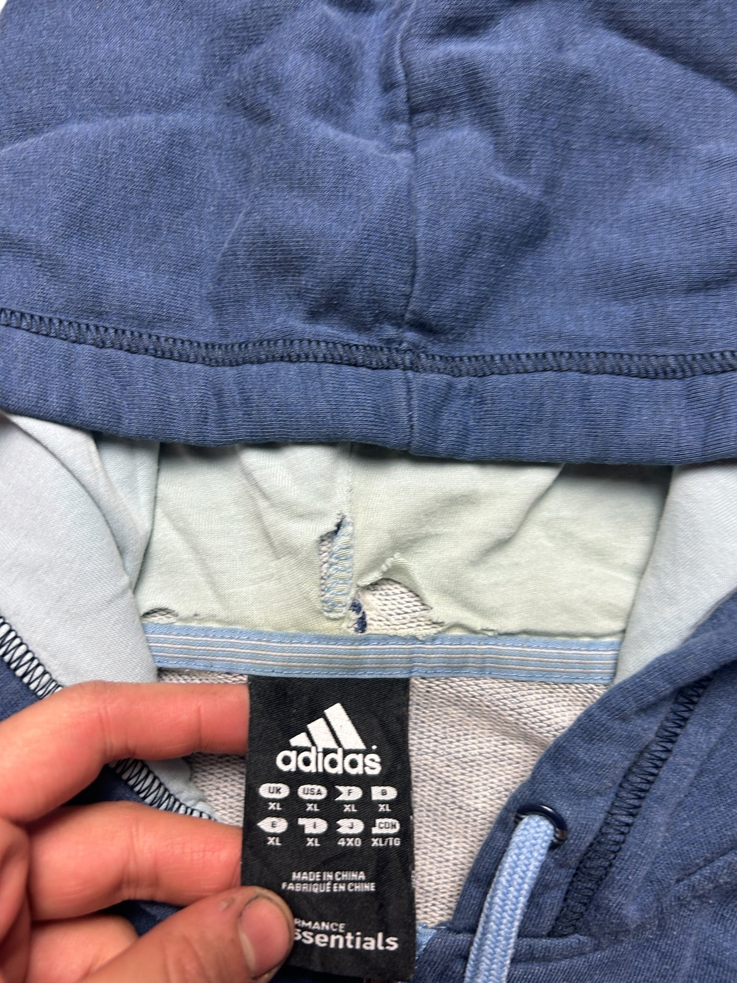 Adidas Performance Essential Zip Up Hoodie