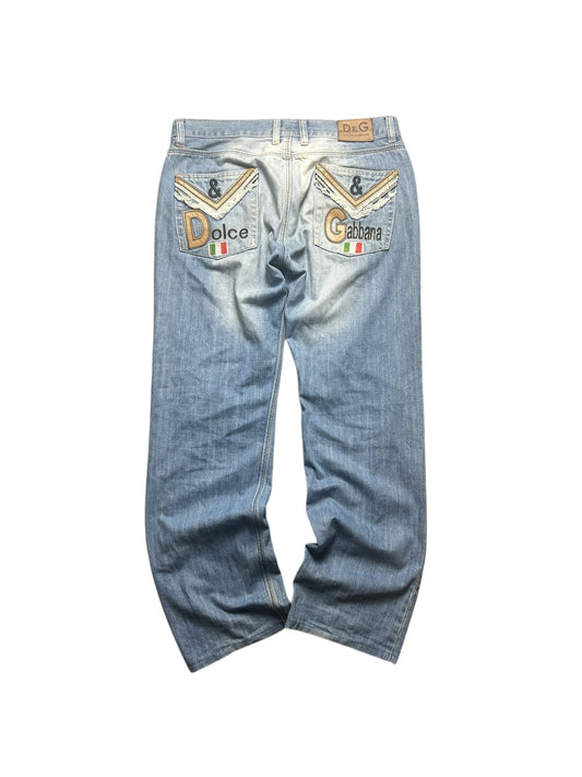 Early 2000’s Dolce & Gabbana Baggy Jeans