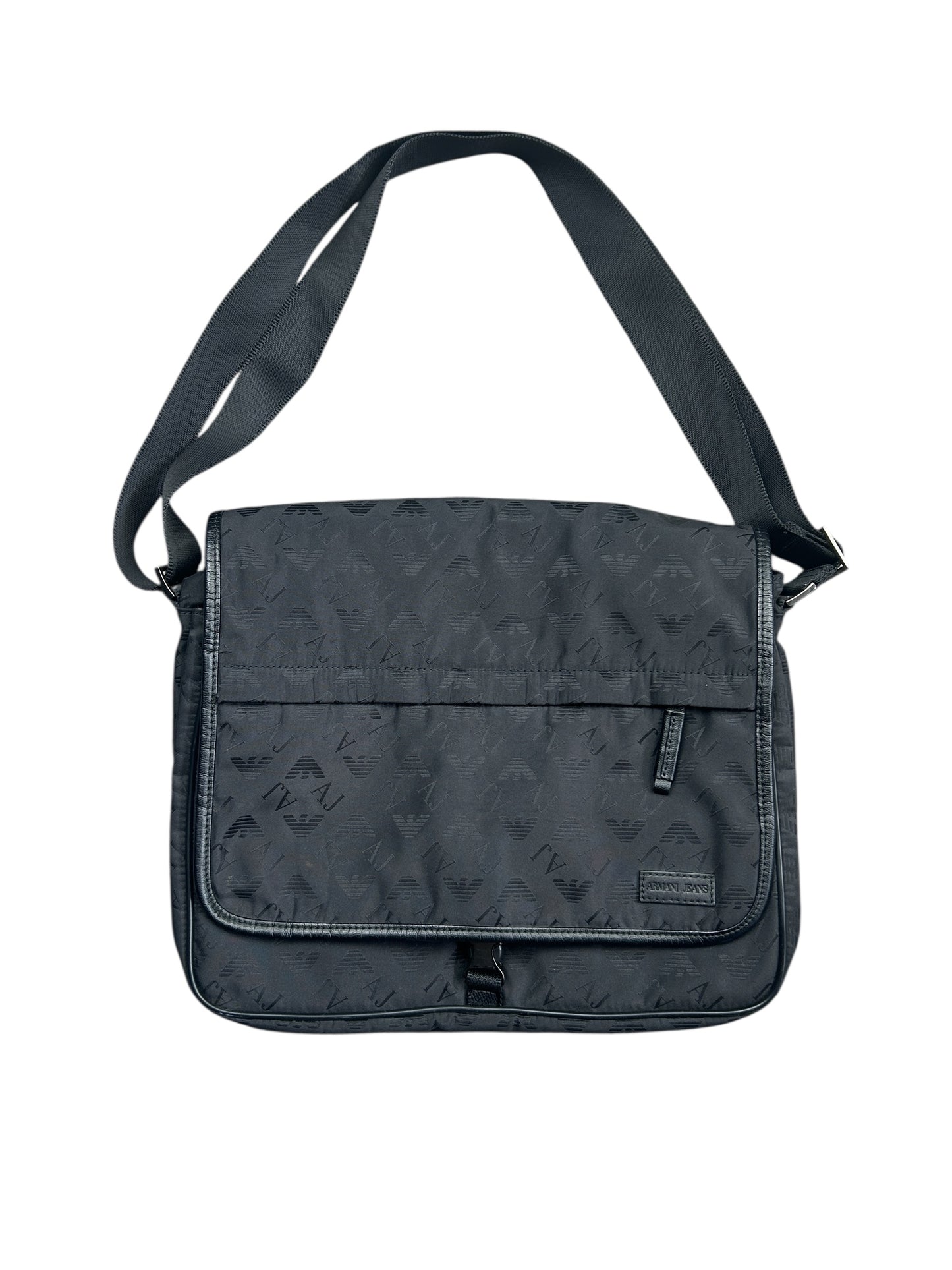 Early 2000s Armani Jeans Messenger Bag