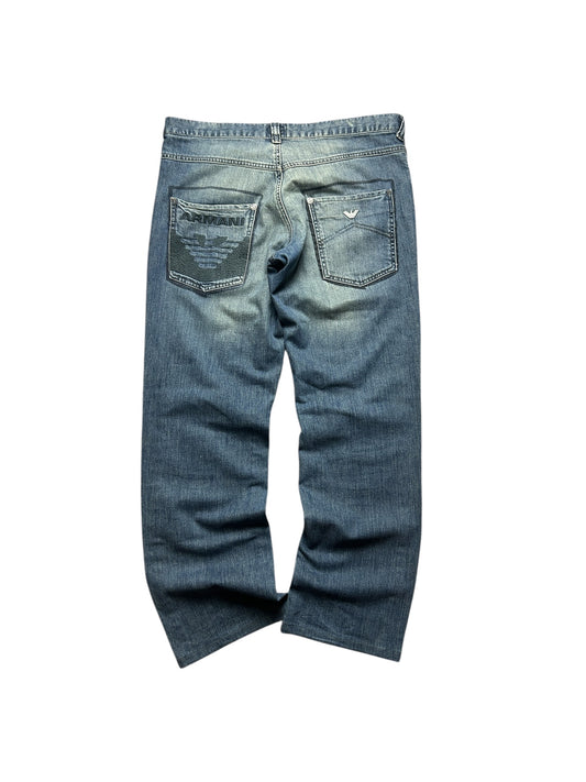 Early 2000’s Armani Logo Jeans