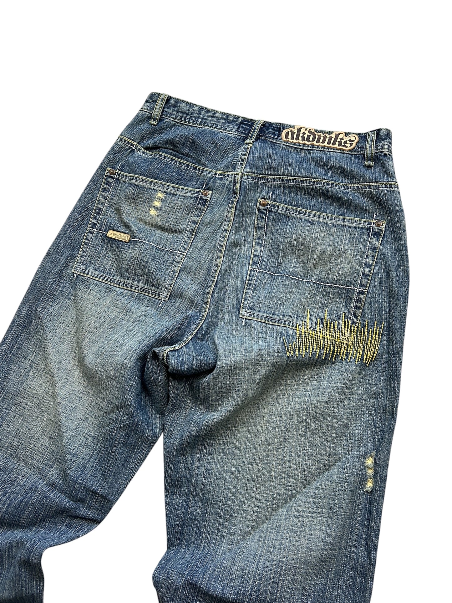 Early 2000’s Baggy Akademiks Unseen Forces Denim