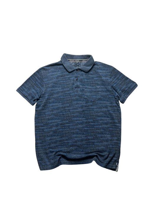 Early 2000’s Armani Jeans Monogram Polo Shirt