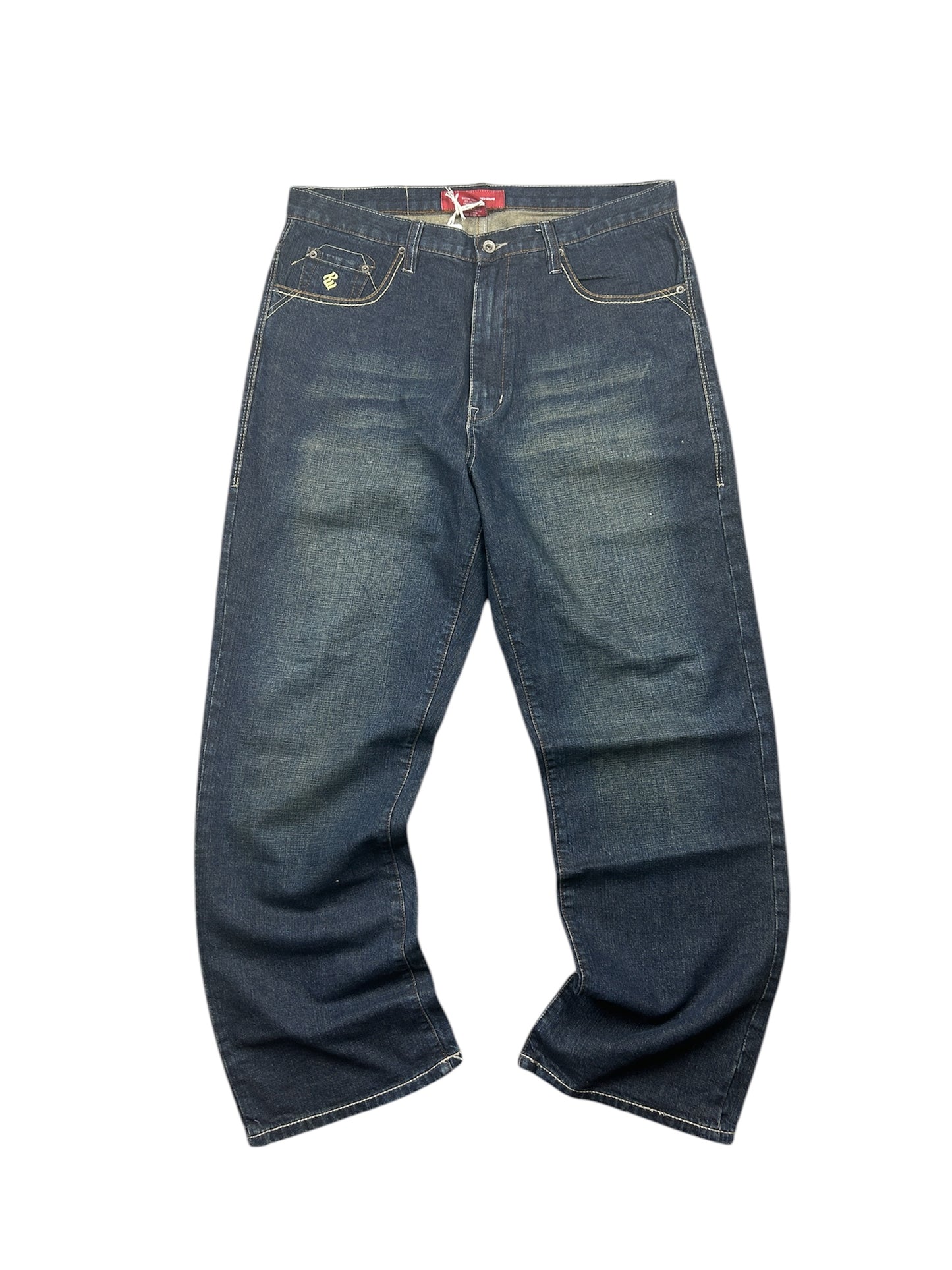 Early 2000’s Baggy Rocawear Back Pocket Jeans