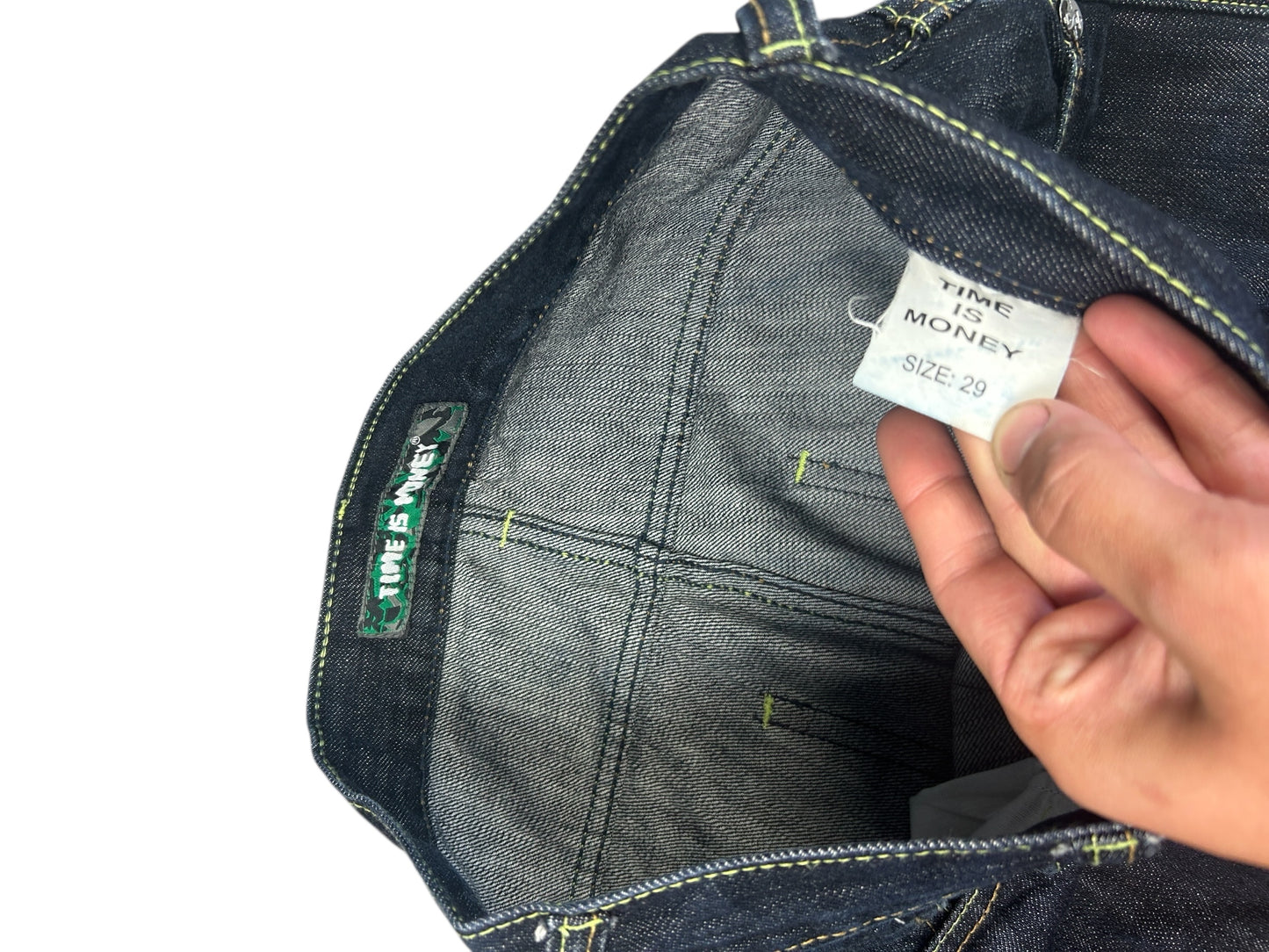 Early 2000s Time is Money jeans