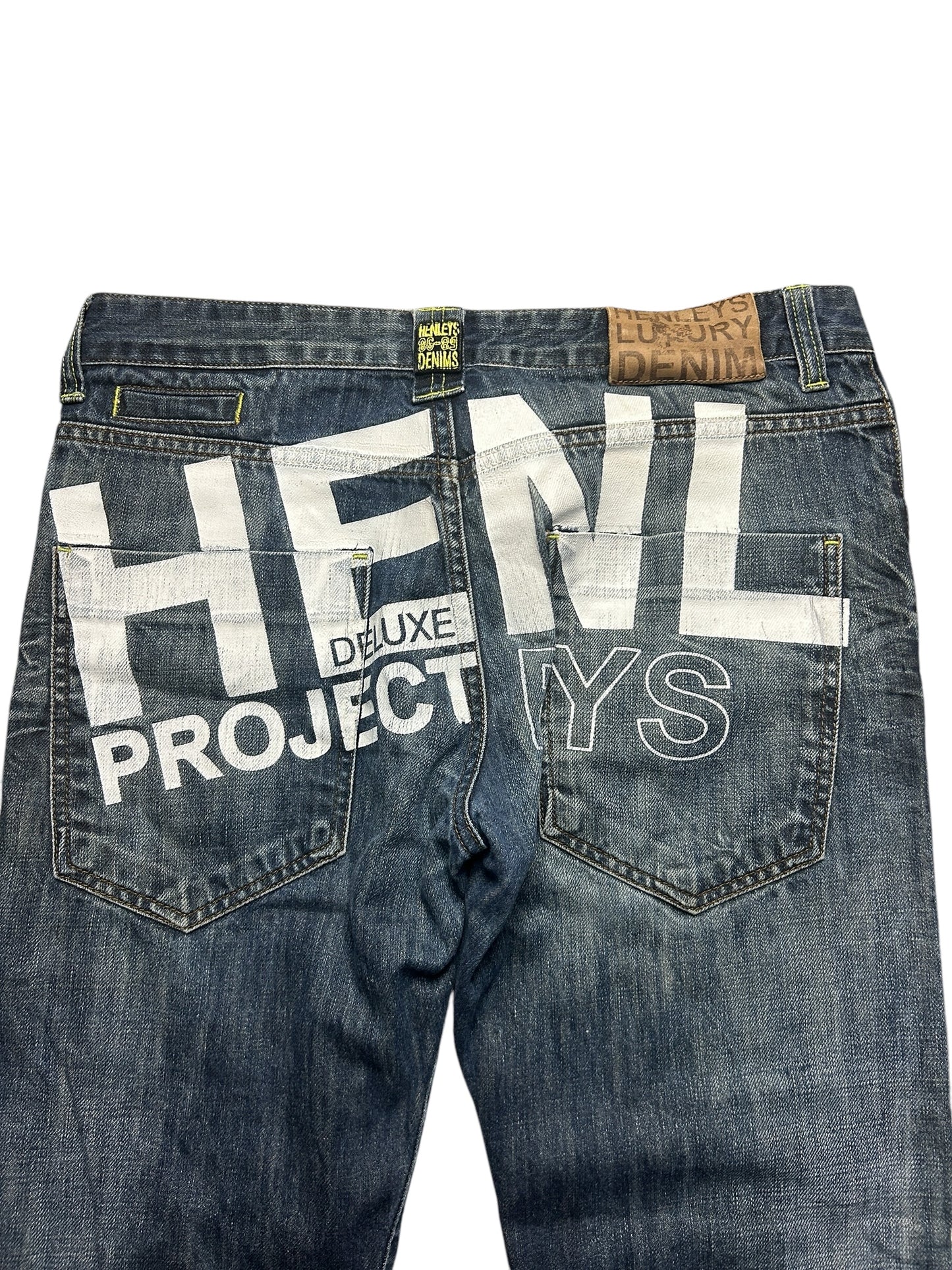 Early 2000’s Henleys Spellout Jeans
