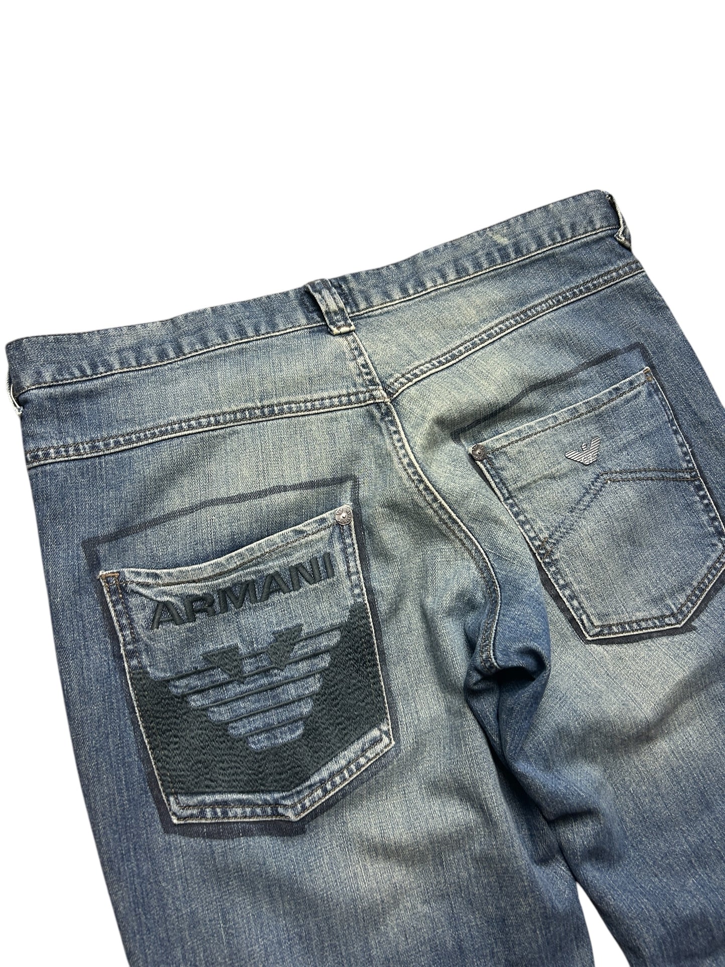 Early 2000’s Armani Logo Jeans