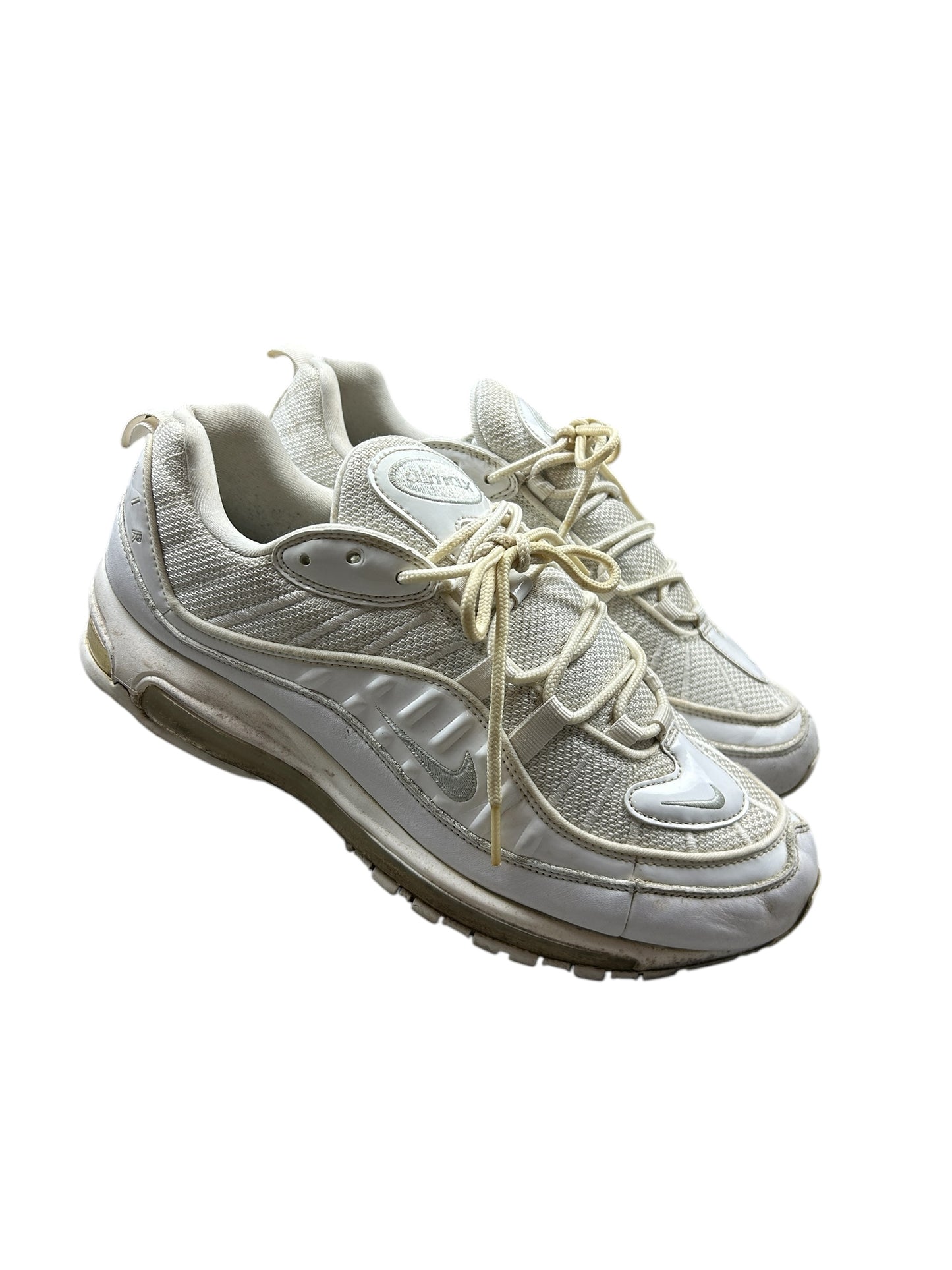Nike Air Max 98 Triple White Size 9.5