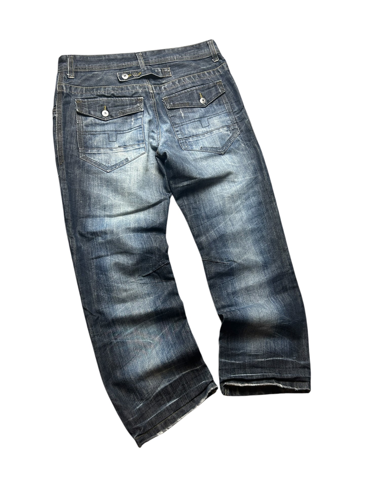 Early 2000’s Dark Wash Baggy Denim