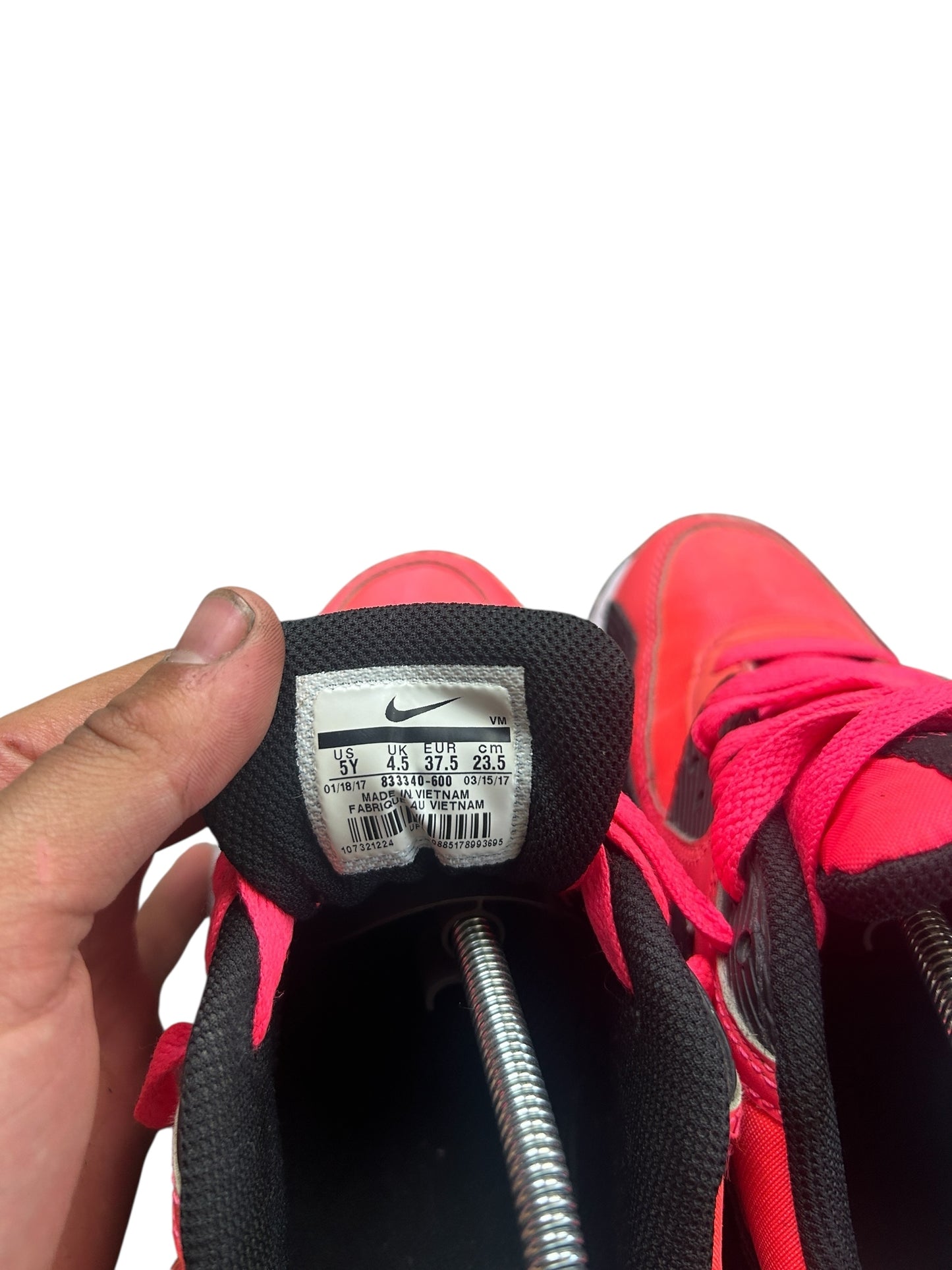 Nike Air Max 90 Hot Pink Size 4.5