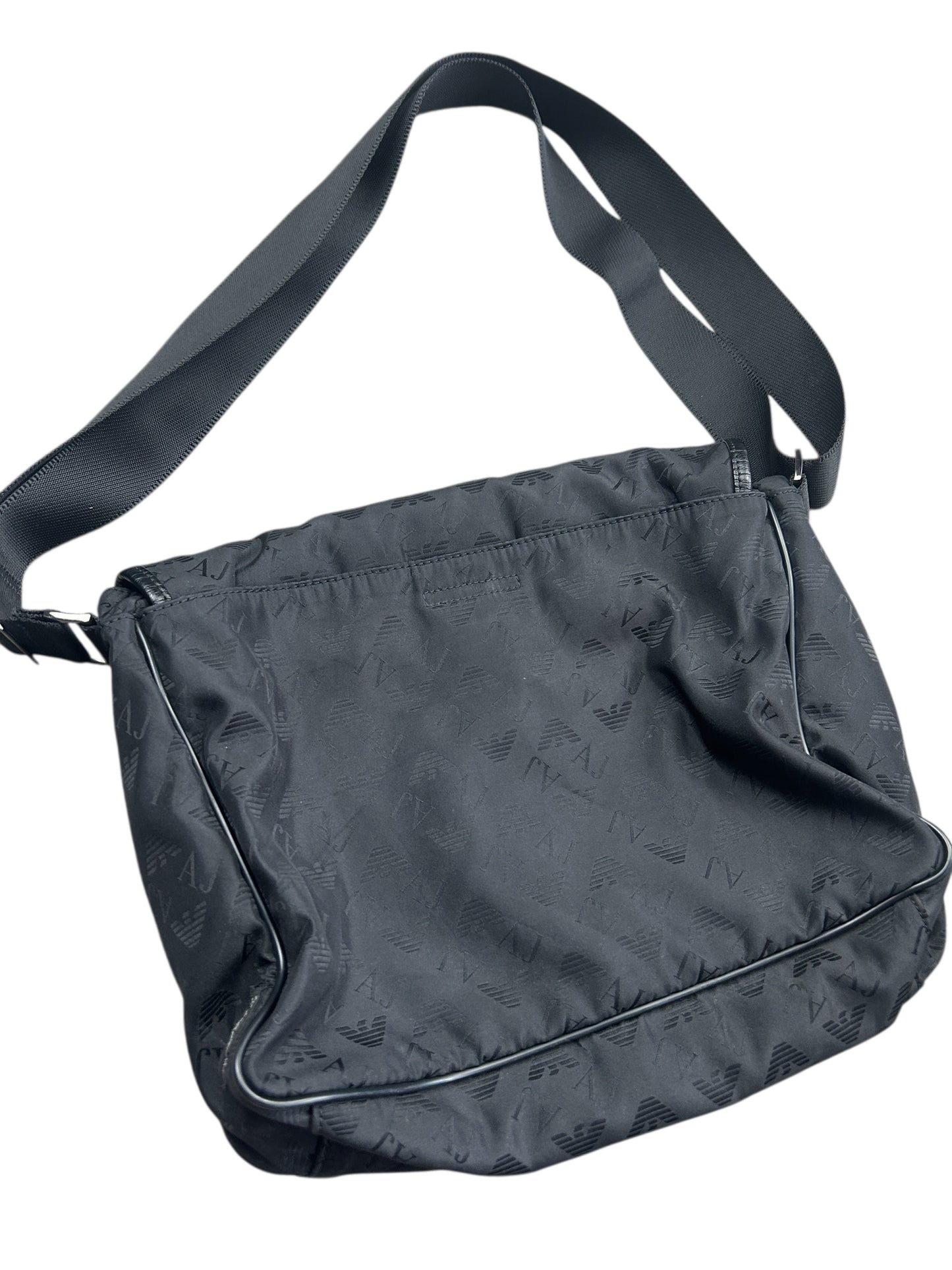 Early 2000s Armani Jeans Messenger Bag