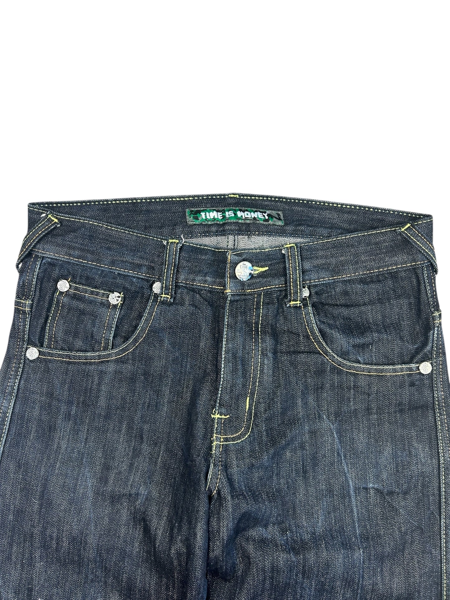 Early 2000s Time is Money jeans