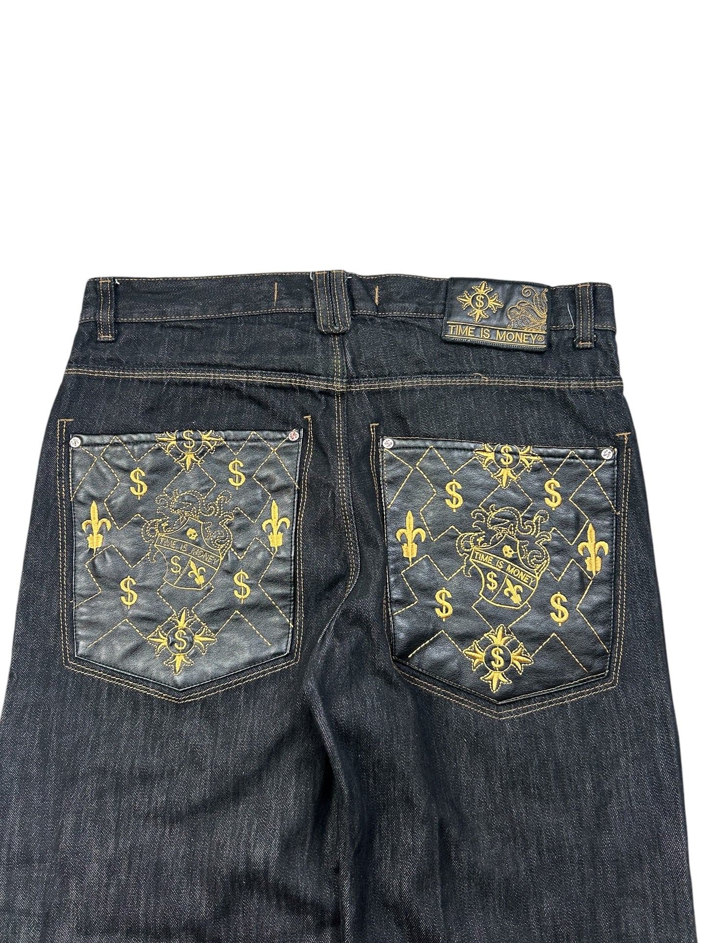 Early 2000’s Baggy Time is Money Jeans