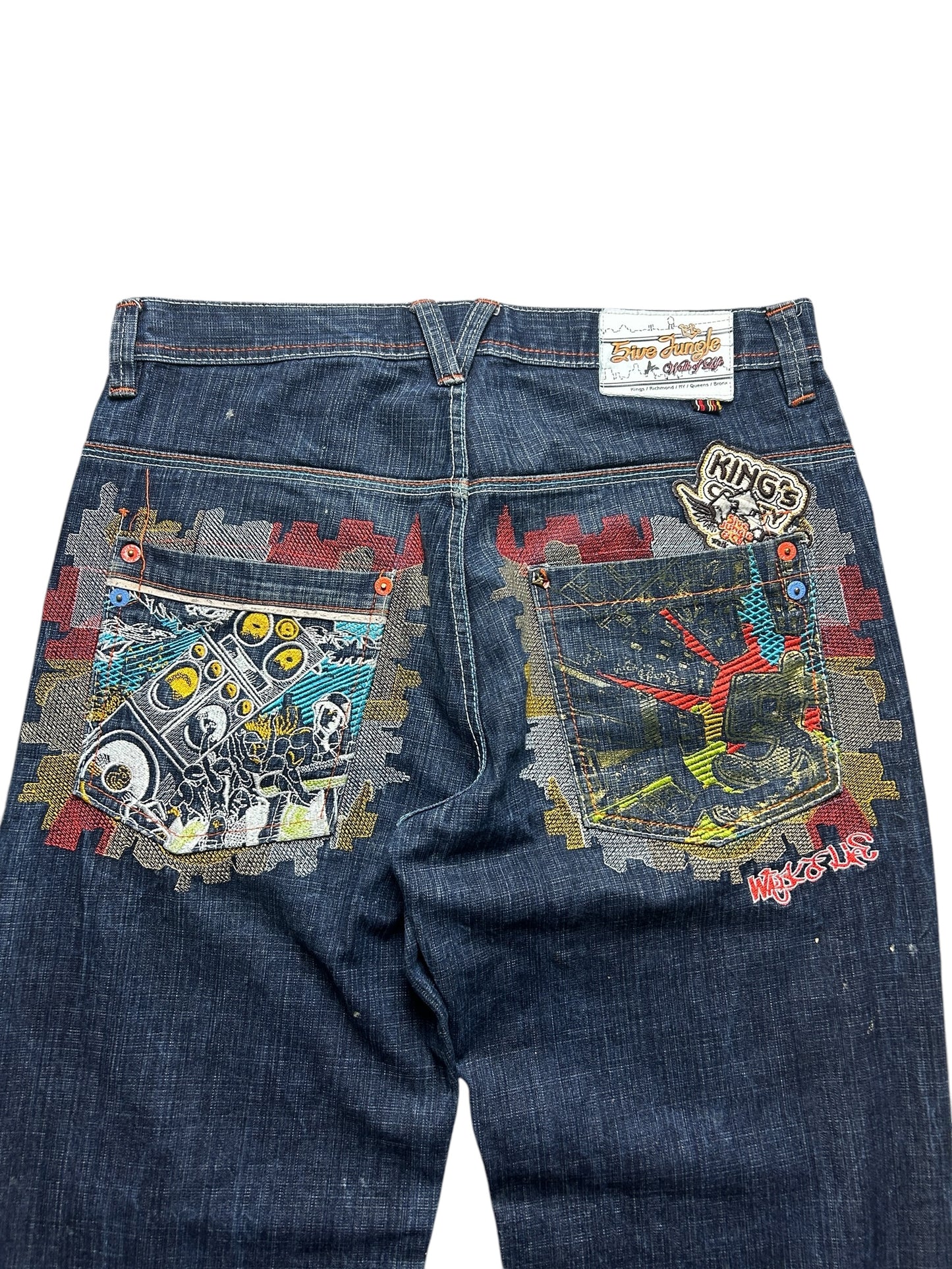 Early 2000’s 5ive Jungle & Co Baggy Jeans