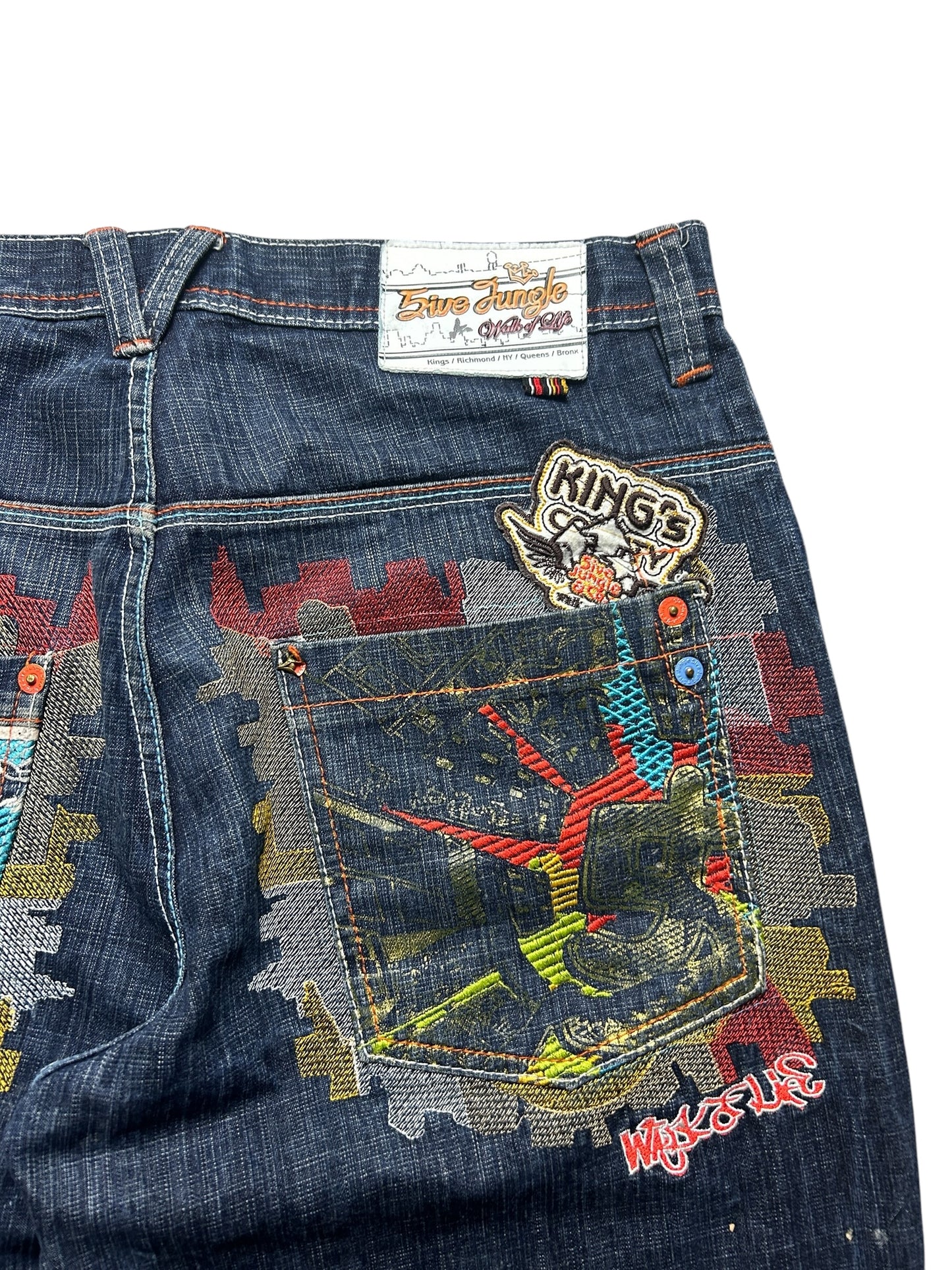 Early 2000’s 5ive Jungle & Co Baggy Jeans